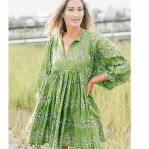 Clara the label clover mini dress renwick olive XS